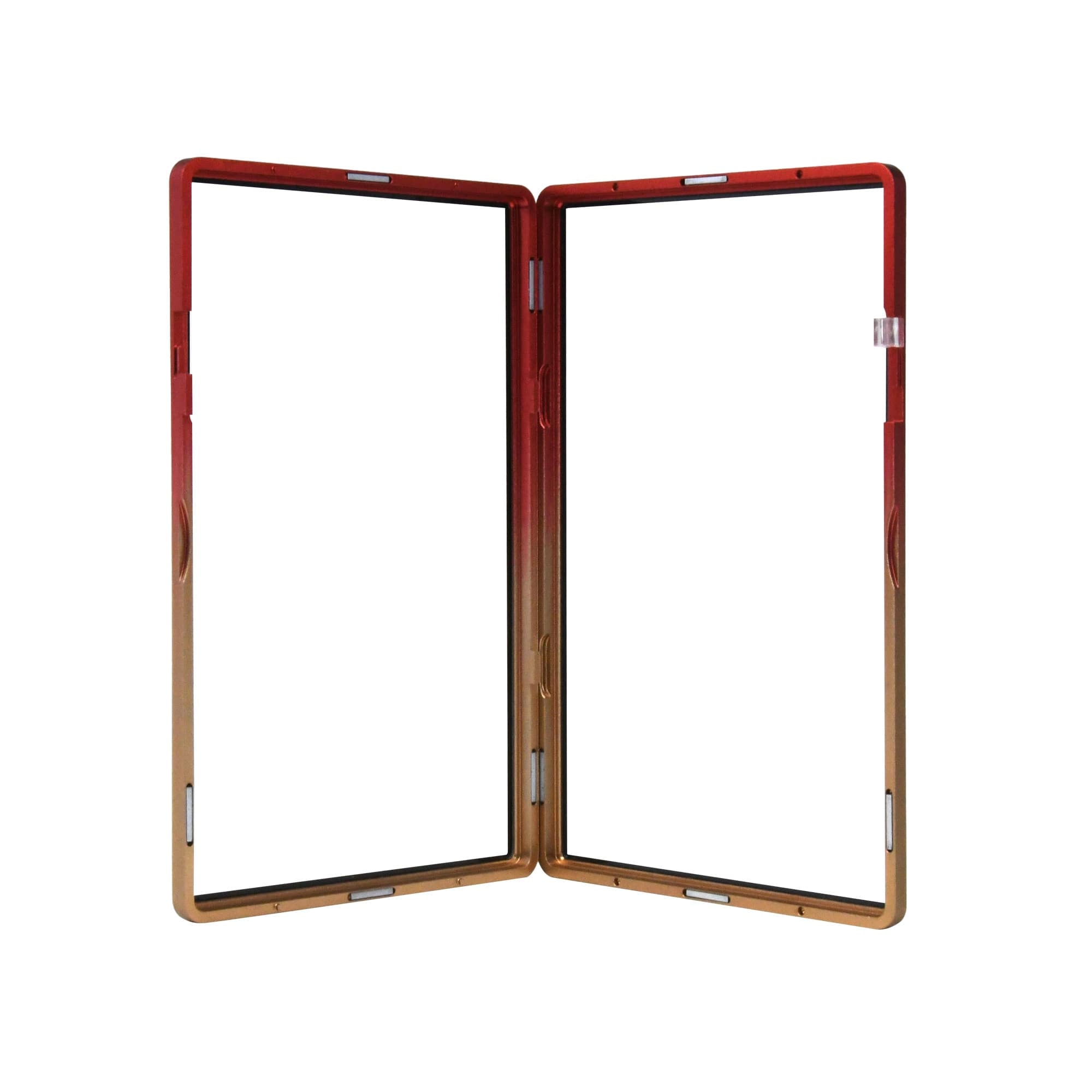Gradient Series Standard PSA Slabmags Case - Top Red, Bottom Gold