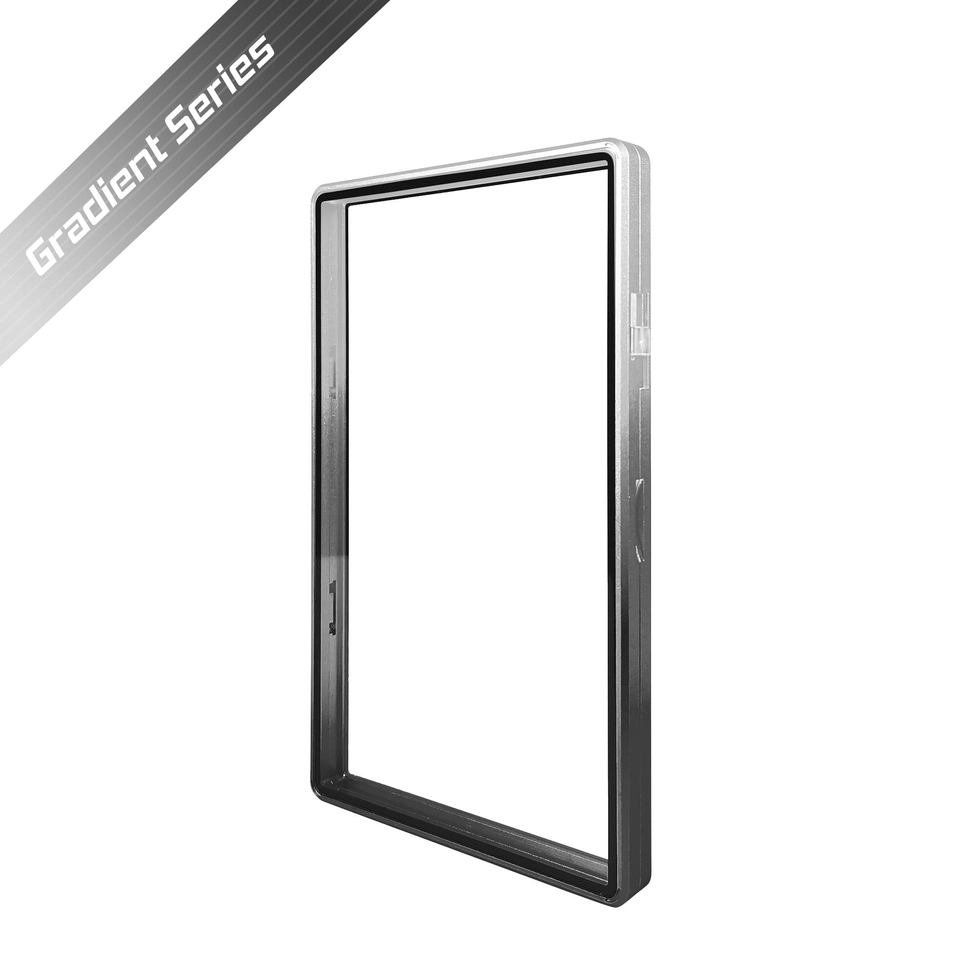 Gradient Series Standard PSA Slabmags Case - Top Silver, Bottom Black