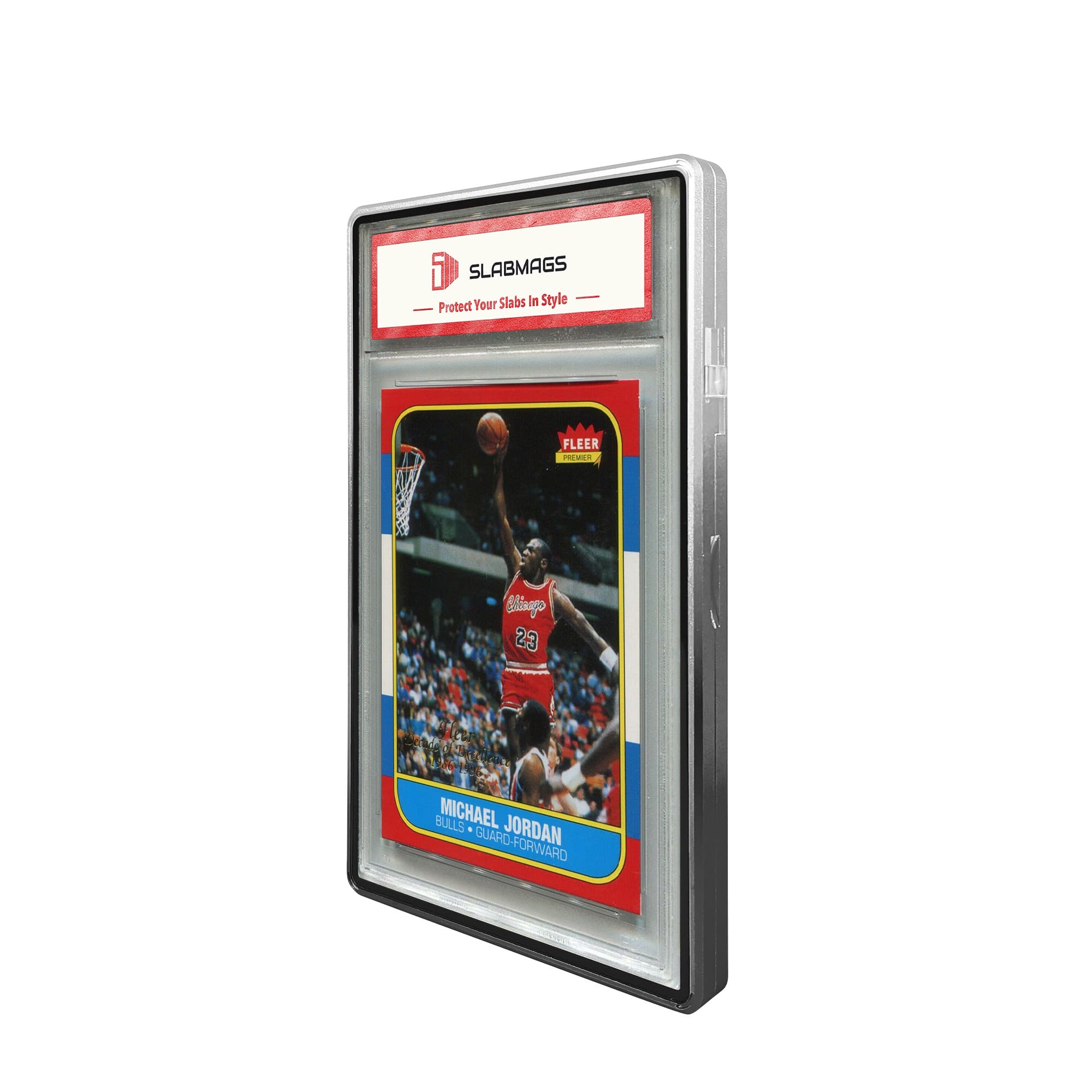 Gradient Series Standard PSA Slabmags Case - Top Silver, Bottom Black