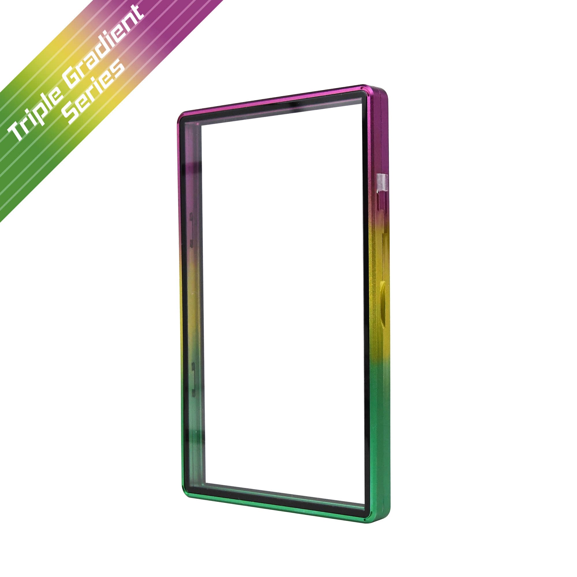 Gradient Series Standard PSA Slabmags Case - Top Violet, Middle Yellow,Bottom Green