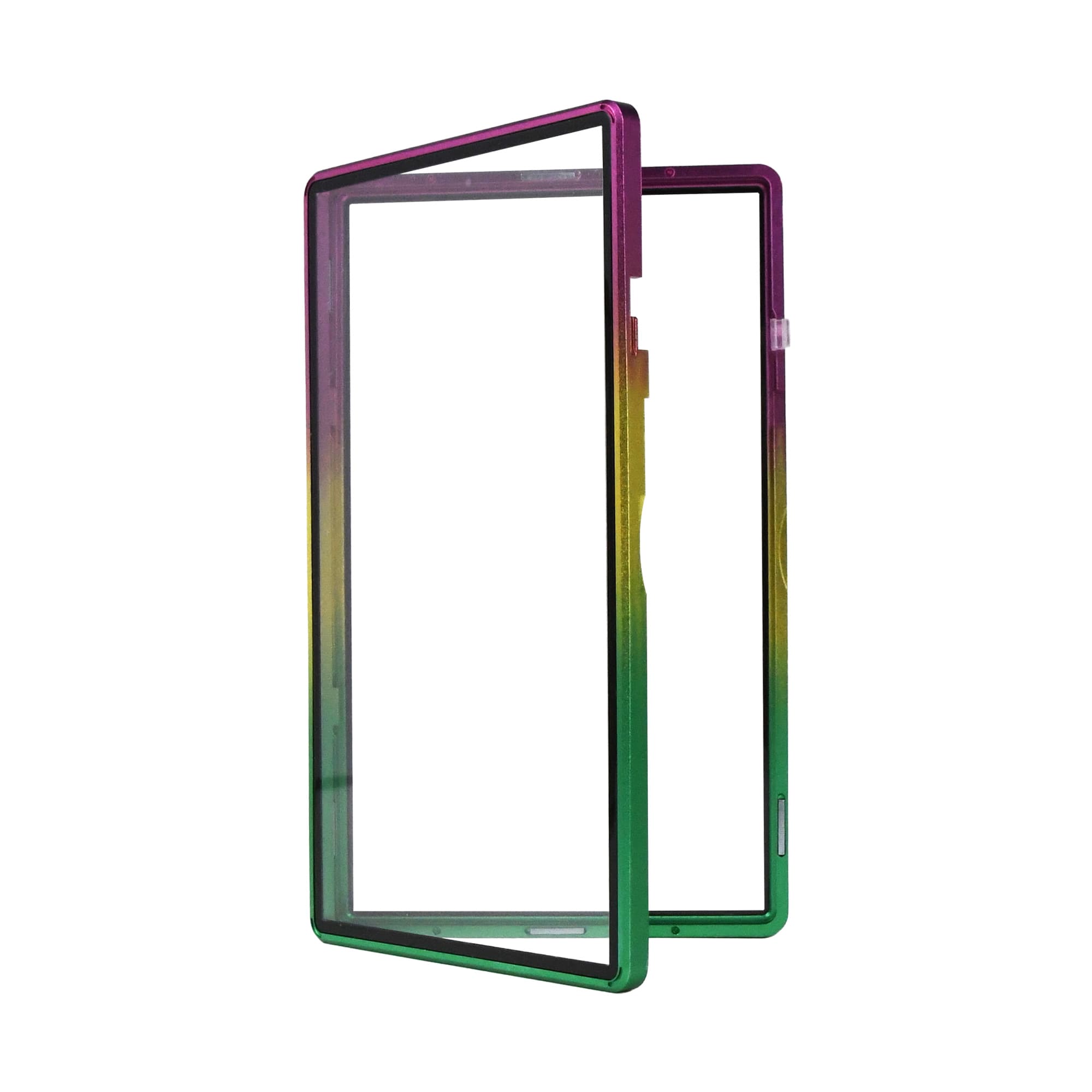 Gradient Series Standard PSA Slabmags Case - Top Violet, Middle Yellow,Bottom Green