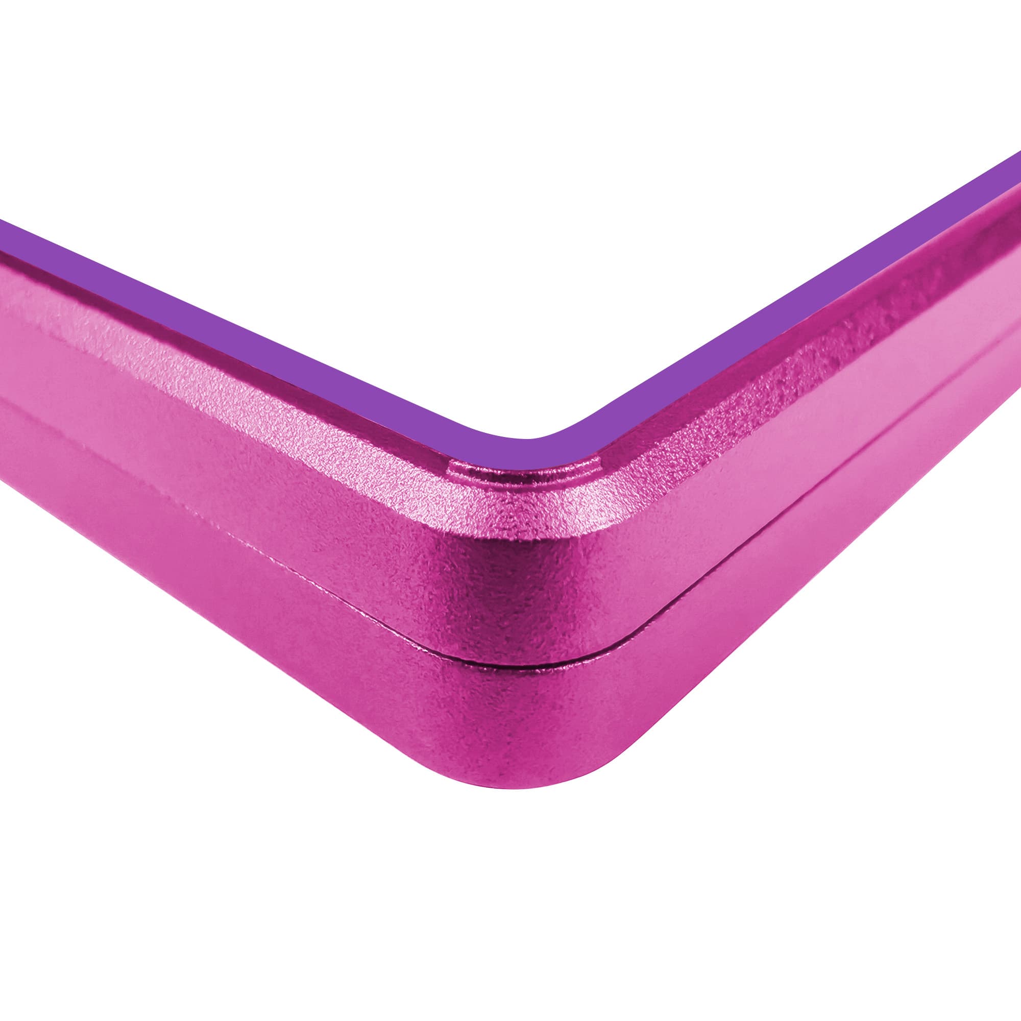 Color Glass Series Standard PSA Slabmags Case - Matte Violet With Purple Glass Border