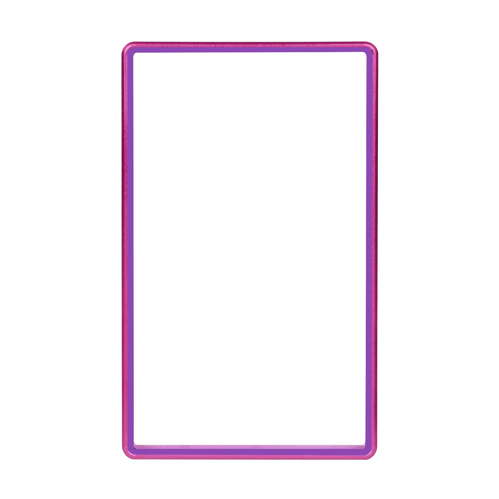Color Glass Series Standard PSA Slabmags Case - Matte Violet With Purple Glass Border