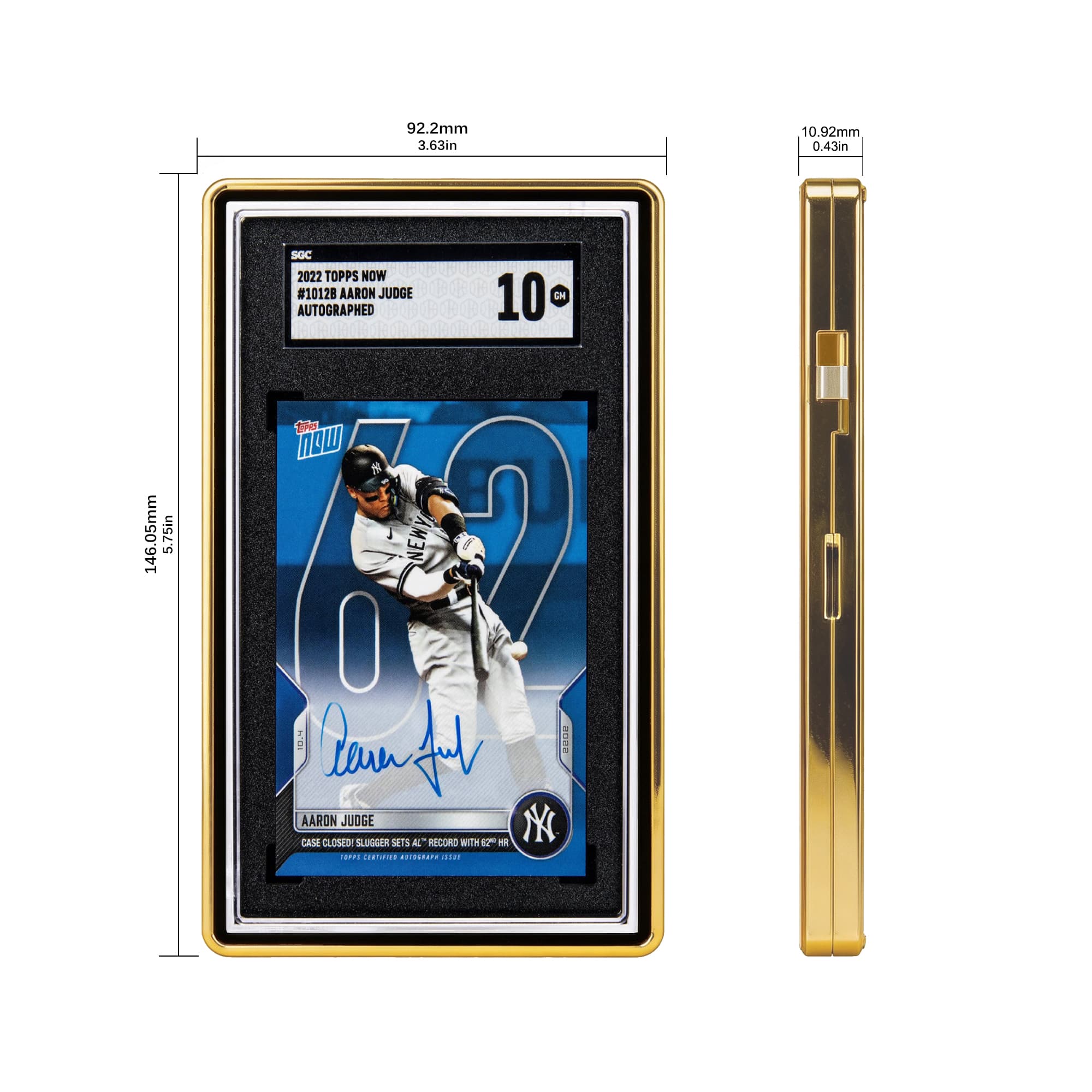 Standard SGC Slabmags Case - Metallic Gold