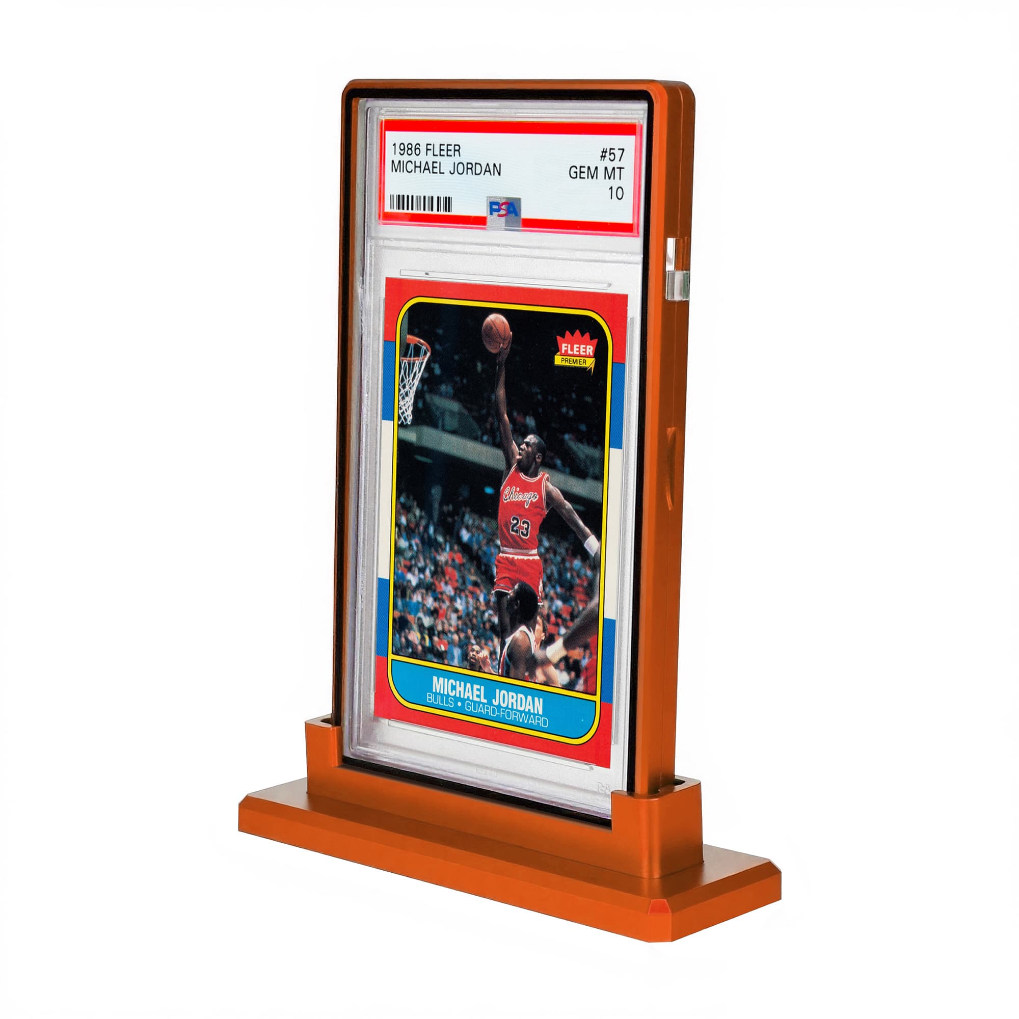 Matte Series Standard PSA Stand - Orange - Slabmags