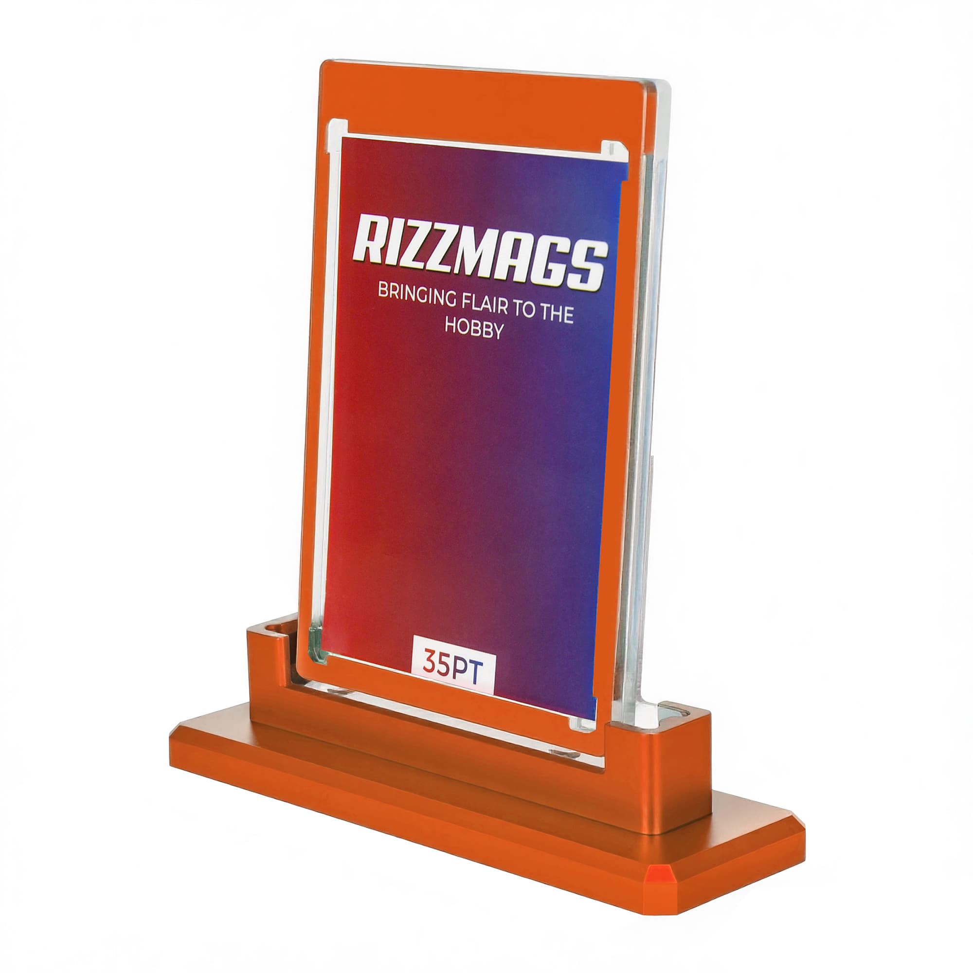 Matte Series Standard PSA Stand - Orange - Slabmags