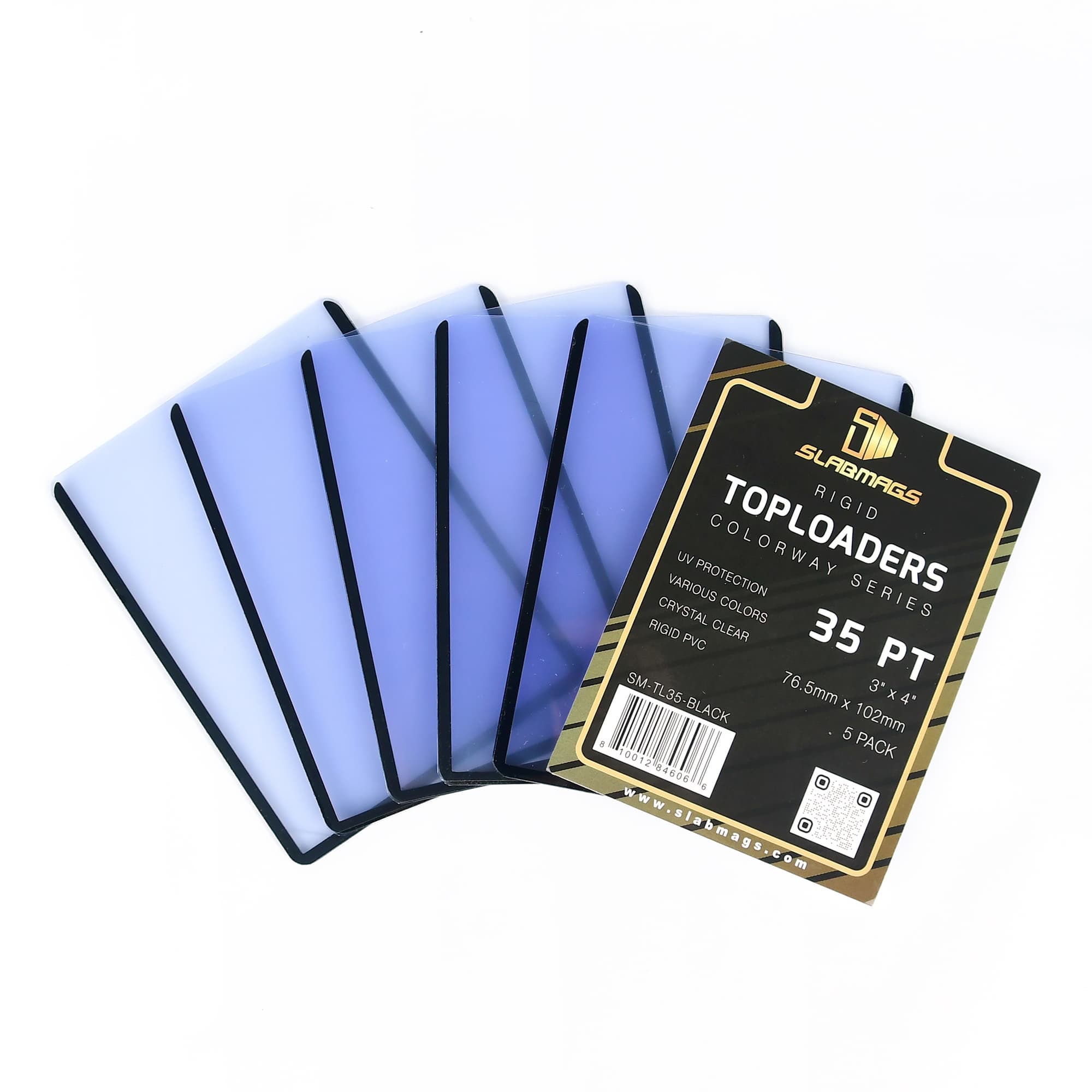 5 Pack Top Loader (Black) (35PT) - Slabmags 5 Pack Top Loader (Black) (35PT) - Slabmags