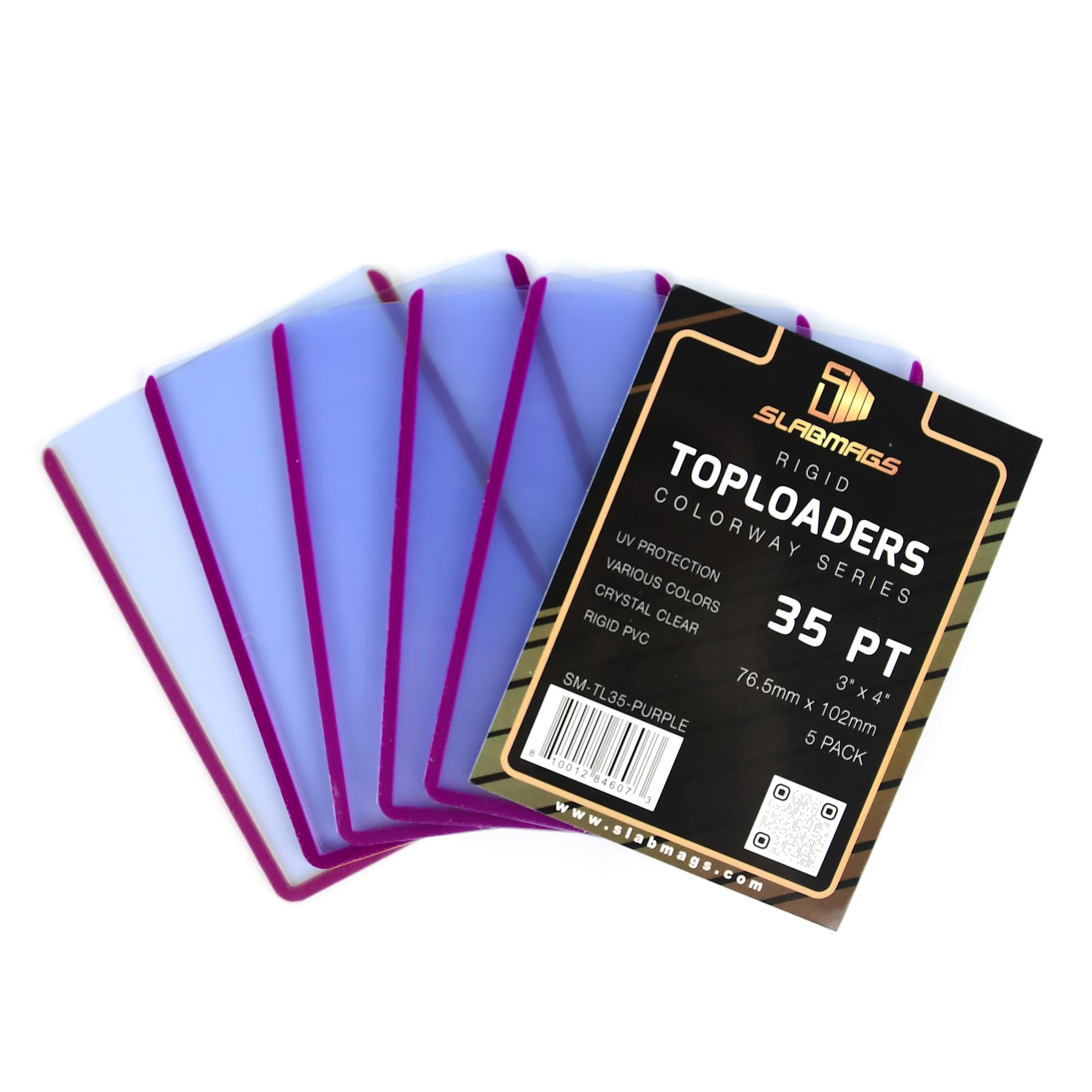 5 Pack Top Loader (Purple) (35PT) - Slabmags 5 Pack Top Loader (Purple) (35PT) - Slabmags